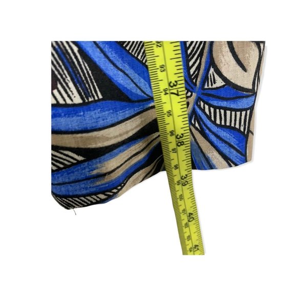 Vintage 80s Jungle Print Short Sleeve Knee Length Dress Small - Picture 11 of 13